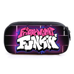 Children Friday Night Funkin Pencil Box Boys Girls Kids Anime Pencil Case Students Cartoon Pen Bags Teenagers Stationery Bags (Online Order Only)