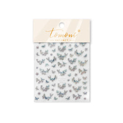 Colourful Butterfly Insect Animals Charming Jelly Special Workmanship 5D Soft Relief Adhesive Nail Art Stickers Manicure Decals (Online Order Only)