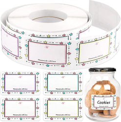 300pcs/roll Kitchen Classification Label Stickers Refrigerator Food Storage Date Labels for Container Bag Jar Packaging Marking (ONLINE ORDER ONLY)