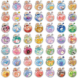 10/30/50PCS INS Style Stickers Elf in Bottle Cartoon Decals Cute Animal Graffiti Sticker Laptop Phone Guitar Car Bike Skateboard (ONLINE ORDER ONLY)