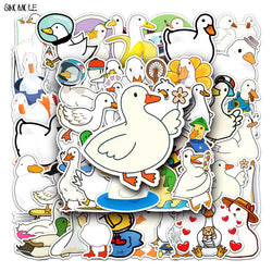 Cartoon Duck Stickers Pack for Kids - DIY, Helmet, Skateboard, Laptop, Motorcycle Decals (Online Order Only)