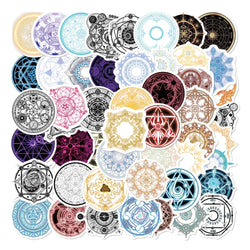 10/50Pcs Anime Magic Circle Stickers Decals For Refrigerator Laptop Skateboard Luggage Phone Stickers Kids Party Toy (Online Order Only)