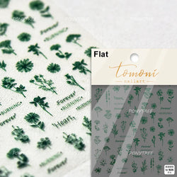 Colourful Daisy Pink Coreopsis Cosmos Persian Chrysanthemum Flower Garden Adhesive Nail Art Decoration Stickers Manicure Decals (ONLINE ORDER ONLY)