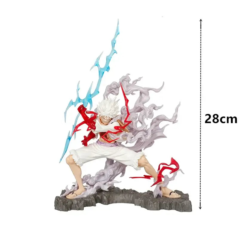 One Piece Luffy Statue: 28cm Lightning Movable Model (ONLINE ORDER ONLY)