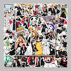 50pcs BLEACH Series Stickers for Helmet, Desktop, Wall Decoration (Online Order Only)