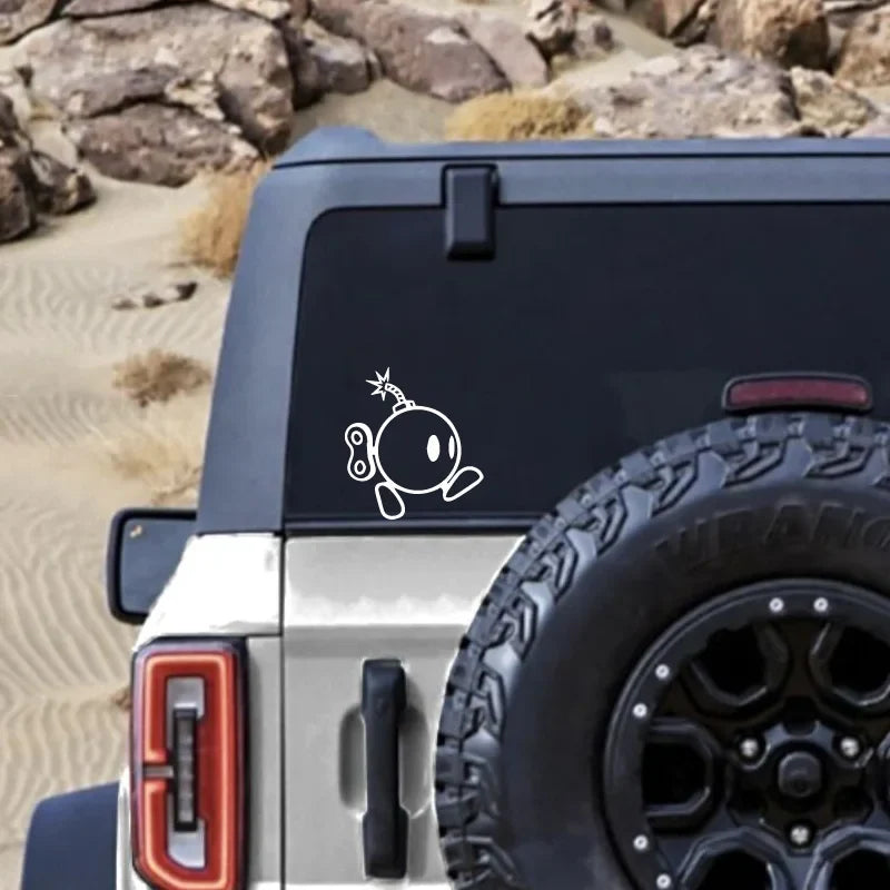 Cartoon bomber,cute & funny Stickers for cars trucks motorcycles and laptops (ONLINE ORDER ONLY)