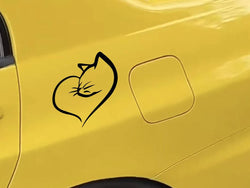 Cats Hearts  Sticker,Cute Car Body Window Bumper Vinyl Decal,For Cars, Trucks, Walls, Laptops, Windows, Motorcycles, Bumpers (ONLINE ORDER ONLY)