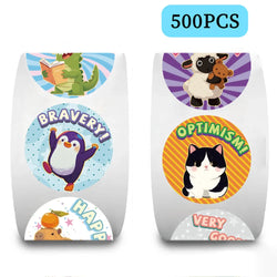 100-500pcs Animal Cartoon Stickers Phone Laptop Notebook Suitcase Water Bottles Sticker DIY Gift Decoration Lables Stationery (ONLINE ORDER ONLY)