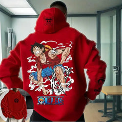 One Piece Luffy Hooded Sweater 2025 Trend Jacket (ONLINE ORDER ONLY)