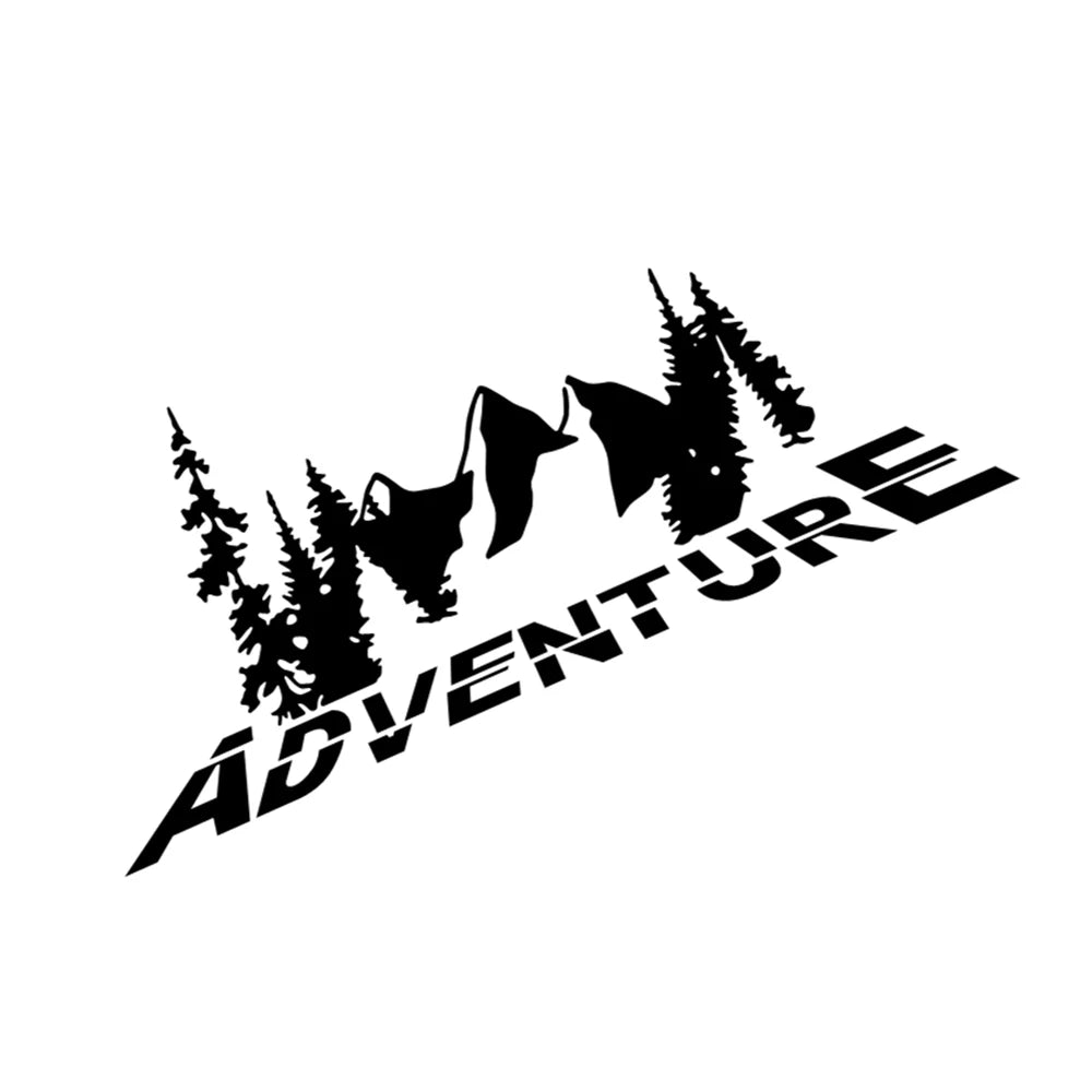 Adventure Mountain Styling Car Decor Stickers For Van Camper Caravan Motorhome RV Decals Auto Tuning Accessories Car Sticker (ONLINE ORDER ONLY)