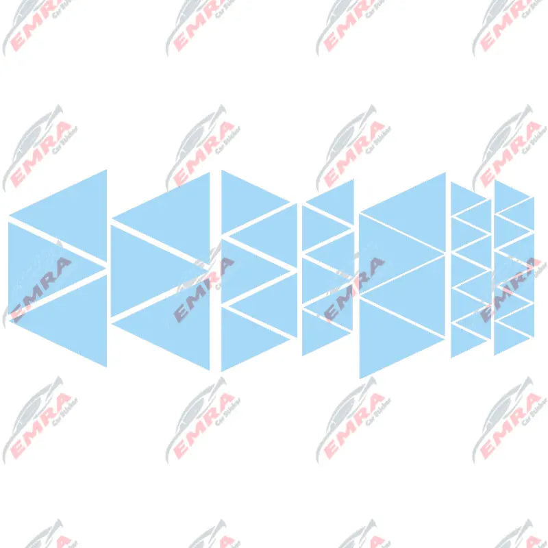 Angular Shape Sticker For Car Motorcycle Sticker Decoration Side Camouflage Kit Wrap Camo Tuning Styling Waterproof Vinyl Decals (ONLINE ORDER ONLY)