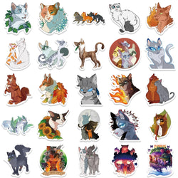 10/52pcs Cartoon Warriors Cats Stickers For Car Laptop Waterproof Decal Graffiti Sticker for Kids Toys Gifts 2023 (ONLINE ORDER ONLY)