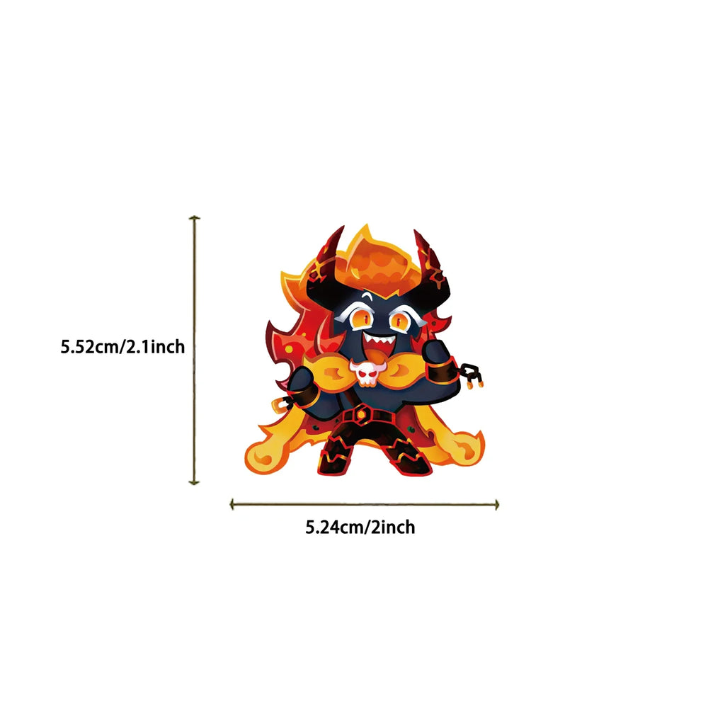 50PCS Cookie Run Kingdom Stickers Toys Skateboard Guitar Computer Refrigerator Desk Cartoon Cute Creative Graffiti Sticker (ONLINE ORDER ONLY)