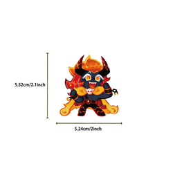 50PCS Cookie Run Kingdom Stickers Toys Skateboard Guitar Computer Refrigerator Desk Cartoon Cute Creative Graffiti Sticker (ONLINE ORDER ONLY)