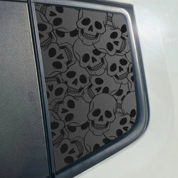 Fear Skull Quarter Window Car Sticker Suitable for Most Vehicles Decoration Die Cutting Accessories Waterproof Vinyl Decals (ONLINE ORDER ONLY)