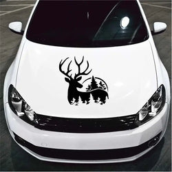 Deer & woods Stickers Forest Animals Self-adhesive Vinyl Car Decals，Perfect for Automobiles, Motorcycles, Trucks & Laptops! (ONLINE ORDER ONLY)