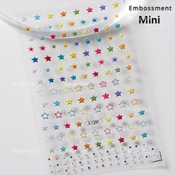 French Romantic Tassel Crescent Moon Laser Charming Gold Silver Arc Self Adhesive Nail Art Stickers Hot Stamping Manicure Decals (Online Order Only)