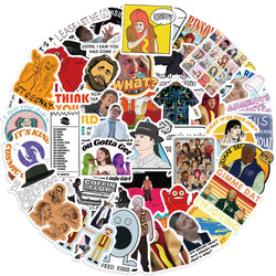 50pcs I Think You Should Leave Stickers Waterproof Stickers Decals For Car Motorcycle Laptop Luggage Water Bottle Decor (ONLINE ORDER ONLY)