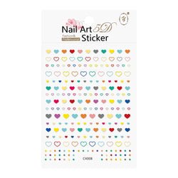 1Sheet Valentine's Day Decals 5D Nail Art Stickers Heart Self-Adhesive Slider Love Letters DIY Manicure Accessories "Dopamine" % (ONLINE ORDER ONLY)