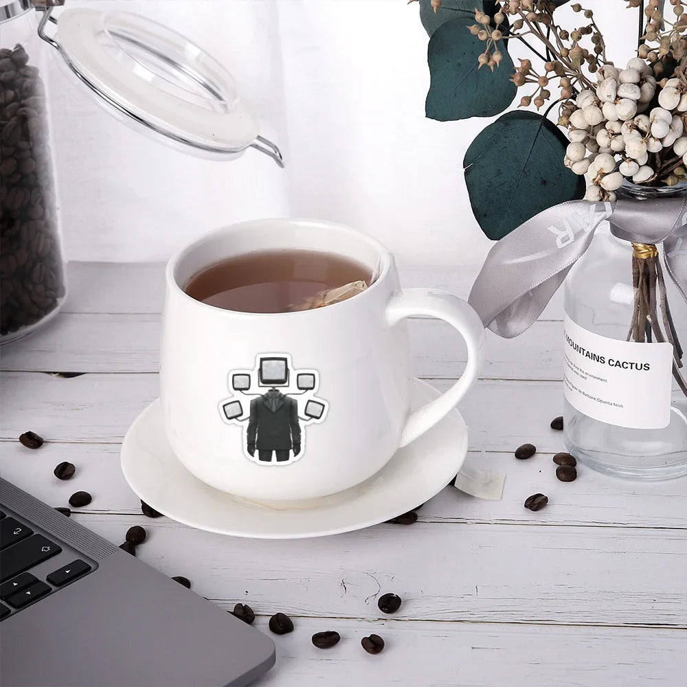 10/30/50PCS Cartoon Game Skibidi Toilet Stickers Kids Toys Graffiti For Phone Fridge  Skateboard Laptop Bike DIY Decoration Gift (ONLINE ORDER ONLY)