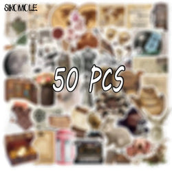 Cartoon Retro Art Stickers Pack for Laptop, Guitar, Motorcycle, Luggage, Skateboard, Fridge, DIY Decals (Online Order Only)