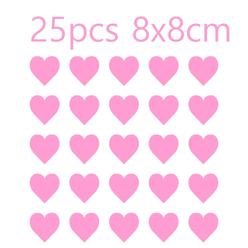 JDM Heart Car Stickers Window Bumper Exterior Accessories Car Modification Bodywork Styling Competition PVC Vinyl Decals (ONLINE ORDER ONLY)