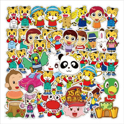 50pcs Tiger QiaoHu Island Stickers for Luggage, Water Cup, Phone, Laptop, Scooter, Refrigerator (ONLINE ORDER ONLY)
