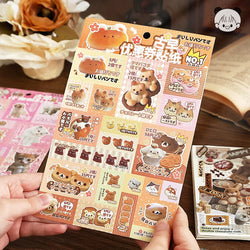 1pcs Y2K Retro Cute Pet Sticker for Laptop Phone Camera Journal Scrapbook Kawaii Decoration Sticker Kids Gift (ONLINE ORDER ONLY)