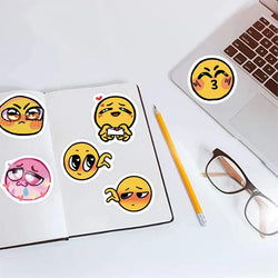 10/30/60PCS Cute Mood Yellow Sticker Aesthetic Korean Stationery Children's PVC Decoration Scrapbooking School Supplies for Kids (ONLINE ORDER ONLY)