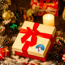 500 Pcs/Roll Merry Christmas Santa Claus Sticker Gift Decoration Sealing Stickers Children's Reward Sticker (ONLINE ORDER ONLY)