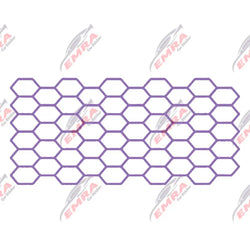 Honeycomb JDM Car Sticker External Accessories Sports Competition Style Decorative Die Cutting PVC Vinyl Decals Fits For Any Car (ONLINE ORDER ONLY)