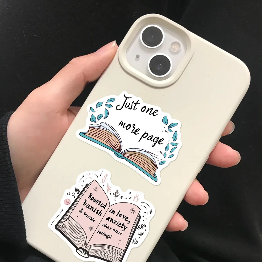 50PCS Animals Reading Stickers for Toy DIY Luggage Laptop Guitar Skateboard Phone Case Bike Car Cartoon Stickers (ONLINE ORDER ONLY)