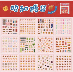 24piece/book Vitality Party Series Cut Film Sticker Book Y2K Journal Handbook Scrapbooking Kawaii Decoration Sticker Gift (ONLINE ORDER ONLY)