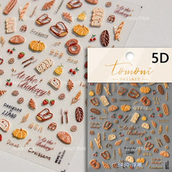 Cute Colored Mushrooms Water Bubbles Umbrella-shaped Plant Various Shapes Fungi Lovely Adhesive Nail Art Stickers Manicure Decal (ONLINE ORDER ONLY)