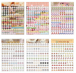 18 Sheets/piece Cute Mini Stickers Decorative Stickers Scrapbooking Laptop DIY Sticker Kids Toy Gift School Stationery (ONLINE ORDER ONLY)
