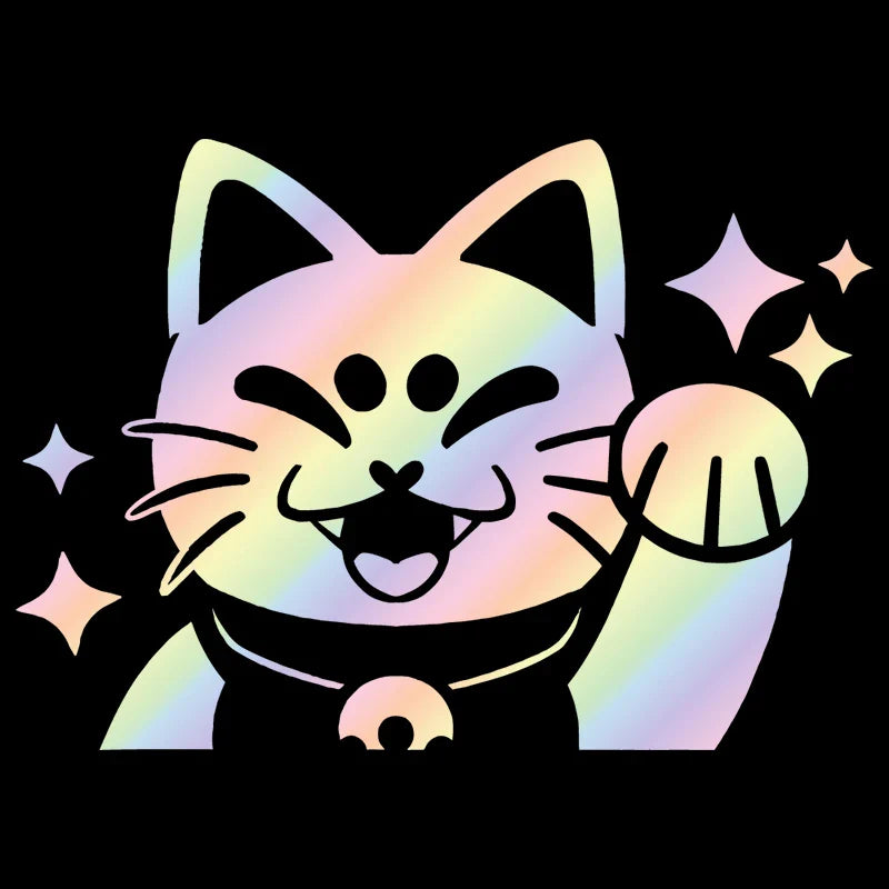 Cute Lucky Cat for Car Stickers Decoration Notebook Motorcycle Cartoon Sticker External Accessories Waterproof PVC Vinyl Decals (ONLINE ORDER ONLY)