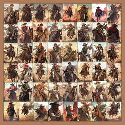 Anime Cowboy Cartoon Stickers for Phone Laptop Luggage Skateboard - 10/30/60PCS (ONLINE ORDER ONLY)