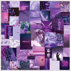 Purple Aesthetic Landscape Stickers 10/30/50pcs for Skateboard Laptop Phone Fridge Bike Kids Toys (Online Order Only)