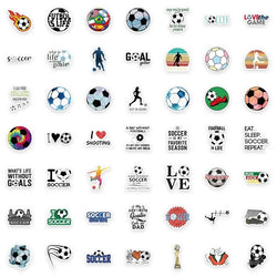 10/50/100pcs Graffiti Stickers Football Soccer Stickers for Adults Helmet Motorcycle Luggage Water Bottle Skateboard (ONLINE ORDER ONLY)