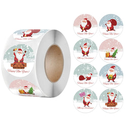500Pcs Merry Christmas Stickers Christmas Theme Seal Labels Stickers For DIY Gift Baking Package Envelope Stationery Decor (ONLINE ORDER ONLY)