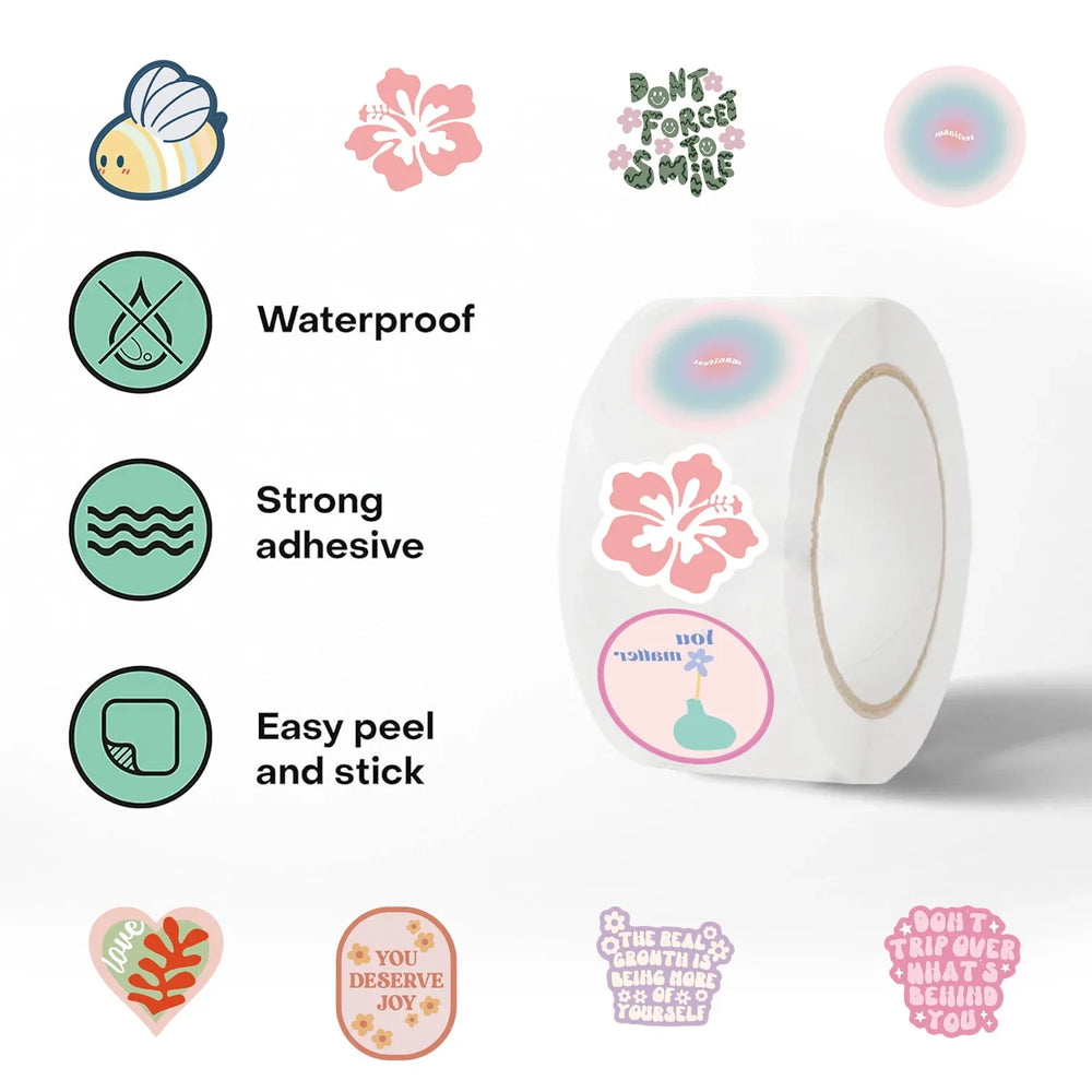 100-500pcs Cute Cartoon Animals Stickers Stationery Thank You Seal Stickers Anime Decals For Teacher Student Kids Toy (ONLINE ORDER ONLY)