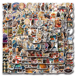 10/30/55/110PCS Delicious In Dungeon Cartoon Stickers Anime Graffiti Sticker DIY Luggage Laptop Phone Guitar Bike Decal Kids Toy (Online Order Only)
