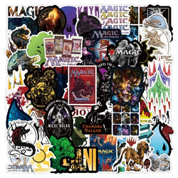 50pcs MAGIC Graffiti Stickers for Laptop, Phone, Car, Scooter, Suitcase, Water Bottle, Refrigerator (Online Order Only)