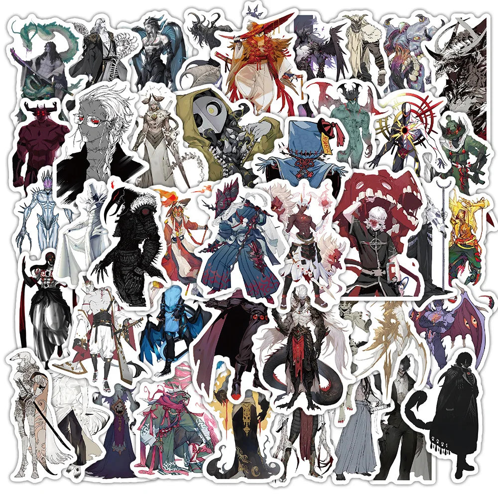 10/30/50PCS ACGN Style Stickers Monster Characters Cartoon Sticker Funny Graffiti Decoration Laptop Phone Guitar Car Bike Decals (Online Order Only)