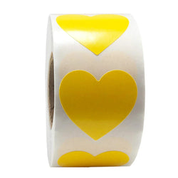 500pcs/roll Love Valentine's Day Stickers Seal Stickers Red Glowing Glitter Heart Gift Decoration Lables Stationery Sticker (ONLINE ORDER ONLY)