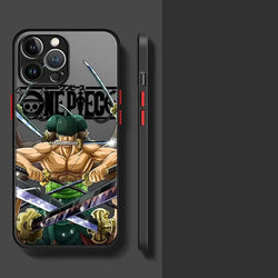 One Piece Phone Case: Zoro & Luffy Matte iPhone Cover (ONLINE ORDER ONLY)