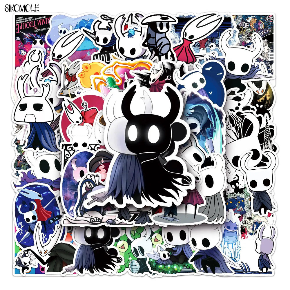 Hollow Knight Stickers Pack: Cartoon Game Decals for Kids, Skateboard, Laptop, Phone (Online Order Only)