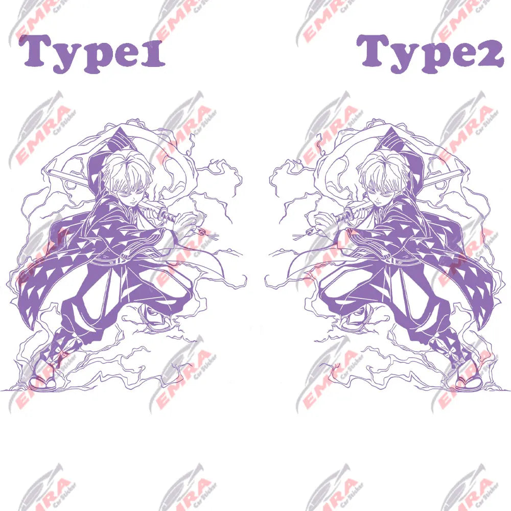 Anime Sticker For Car Sticker Decoration Window Body Hood Creative Personality Big Stickers Die Cutting PVC Vinyl Decals (ONLINE ORDER ONLY)