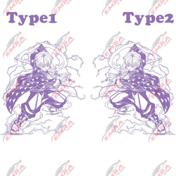 Anime Sticker For Car Sticker Decoration Window Body Hood Creative Personality Big Stickers Die Cutting PVC Vinyl Decals (ONLINE ORDER ONLY)