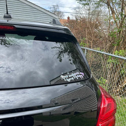 The Text Car Stickers Don't Tailgate Me Close Decoration Bumper Rear Window Fashion Stickers Creative Sport PVC Vinyl Decals (ONLINE ORDER ONLY)